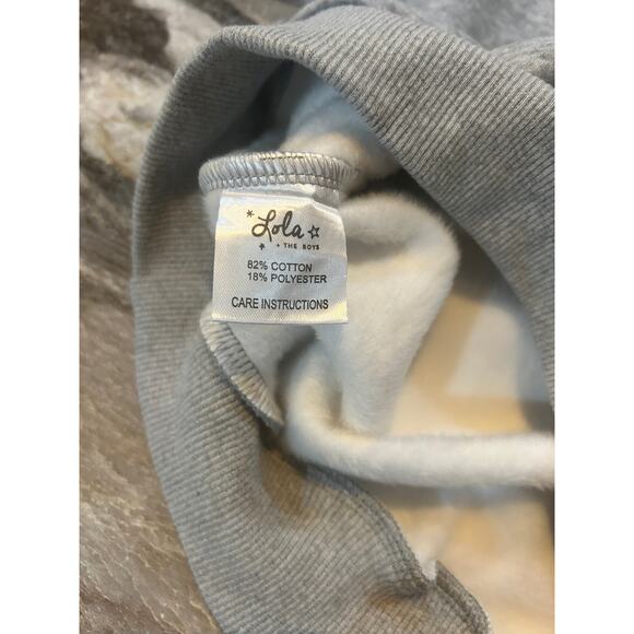 Lola+Boys- Chenille YAY Patch Gray Stripe Sweatshirt- *NEW* Size 12!
Lola+Boys - Picture 5 of 5